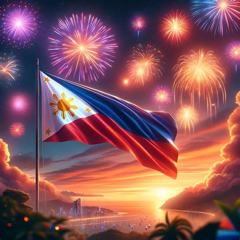 Premium Photo | Illustration for philippines independence day with ...