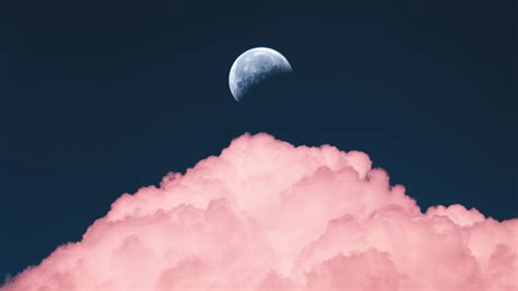 Moon In The Clouds Wallpaper