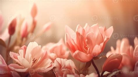 Soft dreamy sweet flower for love romance background. 21863214 Stock ...