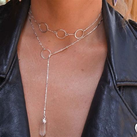 lariat necklace      gemstone glory