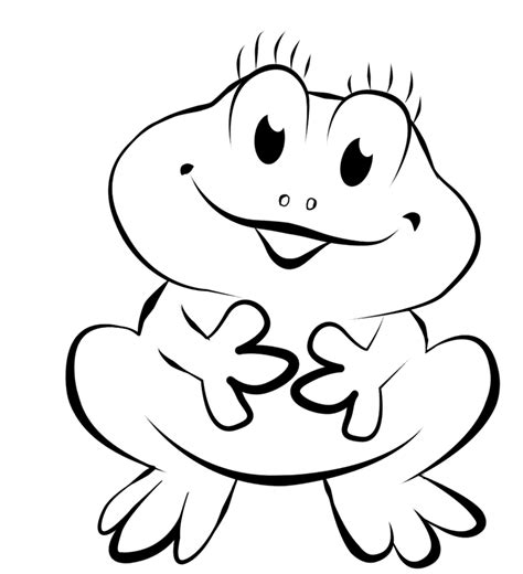 Cute Frog Coloring Pages | Free download on ClipArtMag