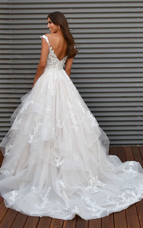 Plus-Size Lace Layered Skirt Ball Gown | Kleinfeld Bridal