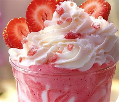 Refreshing Strawberry Cream Frappuccino – Anas Food