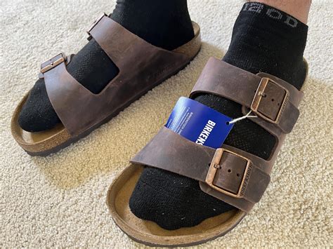 I just got new Arizona BS Habana oiled leather. They look beat up to me