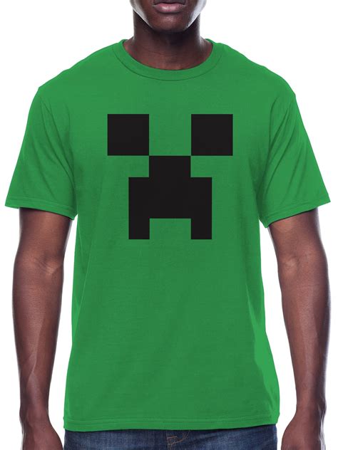 minecraft creeper mens graphic  shirt walmartcom