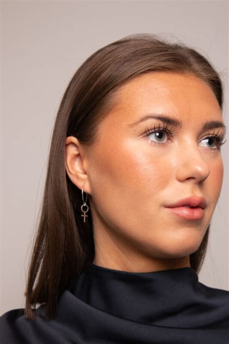eva earring singel silver fico gavle