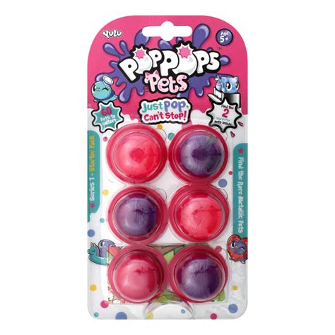 Игрушка для детей от 3лет №YL40001 Pets Pop Pops 6шт PopPops ...
