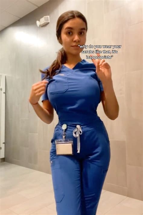 Nurse hits back at critics of her scandalous scrubs | O-T Lounge