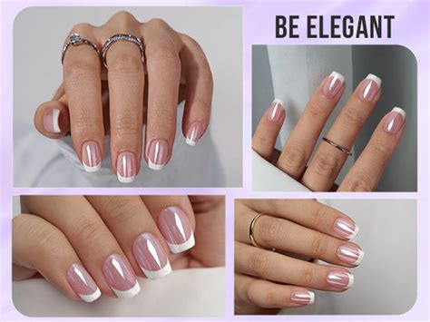 Be Elegant Short Square Nails - Press On Nails – BTArtbox Nails