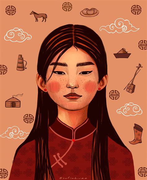 Buryat girl :: Behance