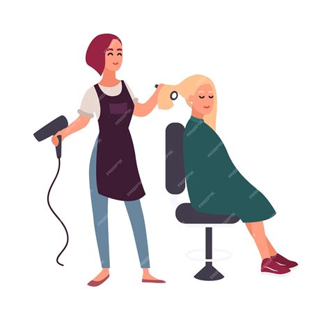 Cartoon Hairdresser