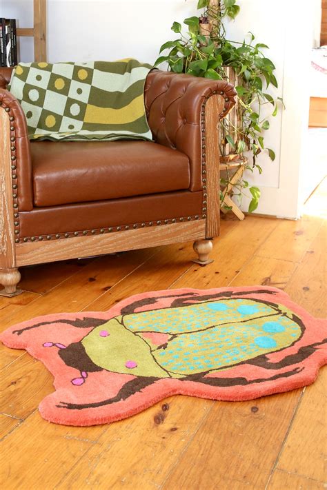 Spotted Beetle Shape Rug — Calhoun & Co.