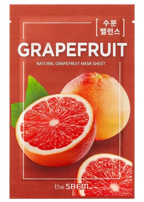 Natural Grapefruit Mask Sheet - Lily