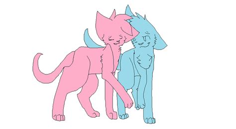 Cat couple lineart by ArukuTehKitty on DeviantArt