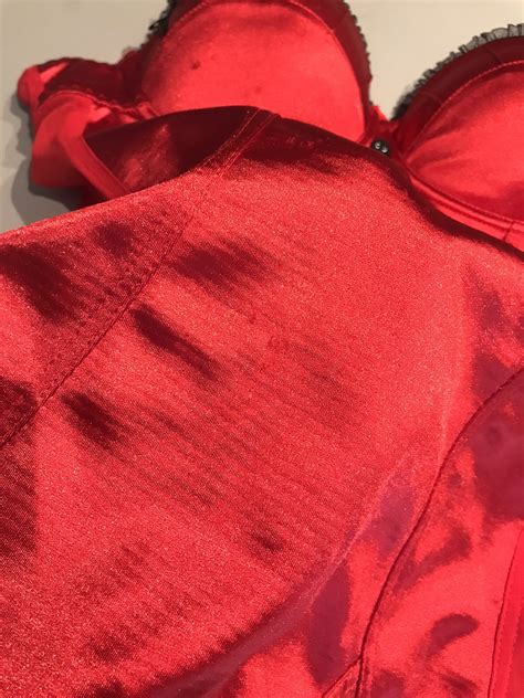 Rare Playboy Bunny Intimates Red Lingerie Dress With … - Gem