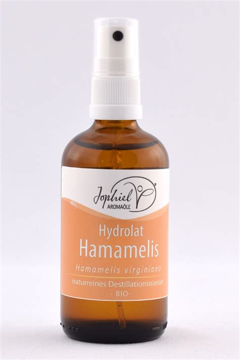 Hamamelis-Hydrolat mit Zerstäuber Bio 100 ml | HhyZ008100