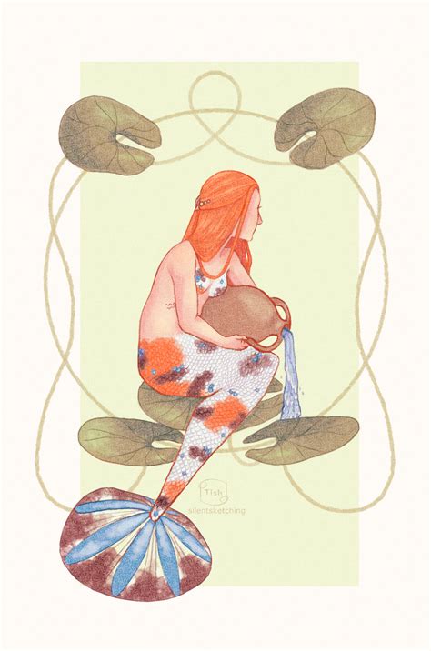 Celestial Mermaid - Aquarius by silentsketching on Newgrounds