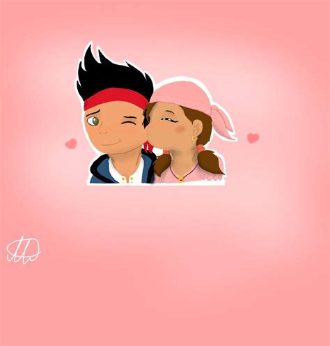 Jake x Izzy (Awwwwww) by Ami-Spiral on DeviantArt