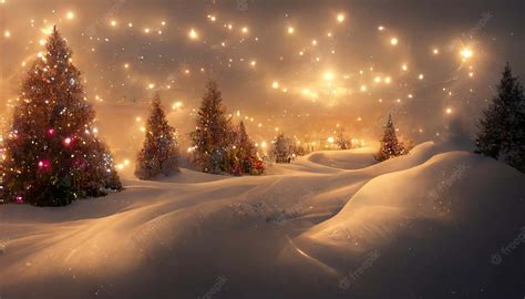 enjoy  winter christmas ambiance   desktop background
