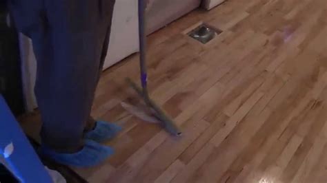 Applying Water Based Finish to a Hardwood Floor - YouTube