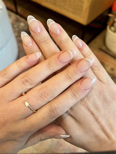 invisible french manicure trend   popsugar beauty