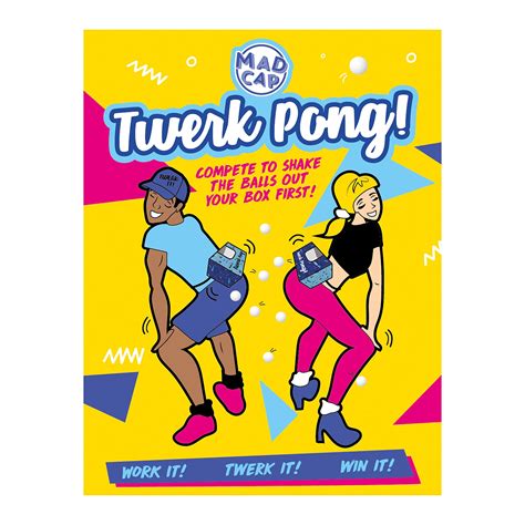 Fizz Creations Twerk Pong The Original Hilarious Party Game to Get Your