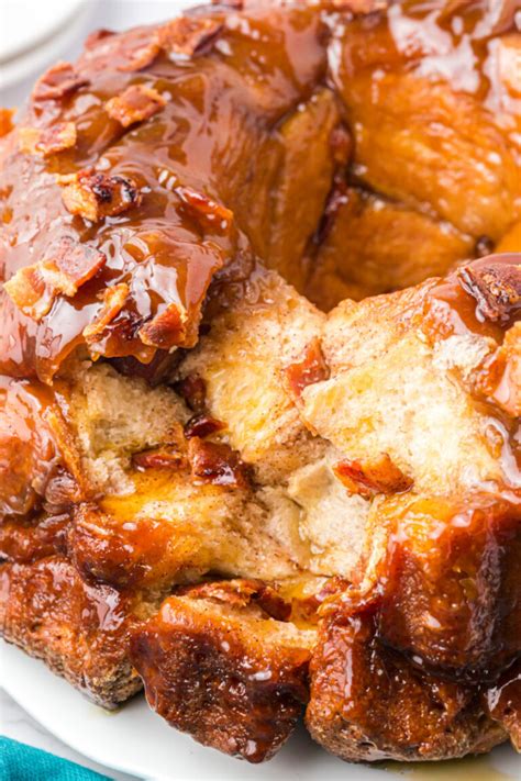 Maple Bacon Monkey Bread • Bread Booze Bacon