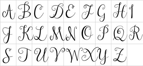 Stylish Cursive Letters | Text Art and Clip Art | Posh handwriting ...