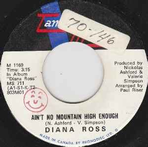 Diana Ross - Ain't No Mountain High Enough (1970, Vinyl) | Discogs