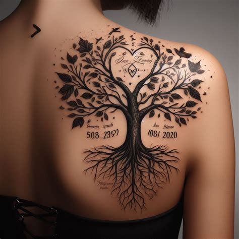 meaningful family tree tattoo ideas symbolisms unveiled