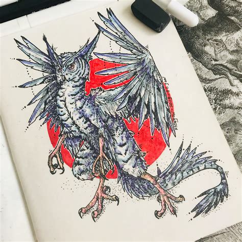 Drew a superb owl-griffin once : r/Superbowl