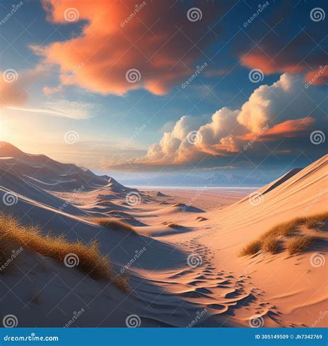 Digital Art Capturing the Untouched and Unspoiled Nature of Summer Sand