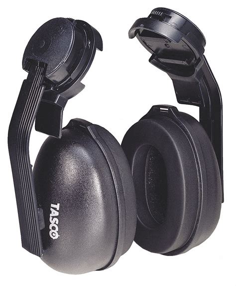 tasco ear muffs hard hat mounted db kd grainger