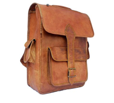 Leather Laptop Satchel Backpack 16" — High On Leather