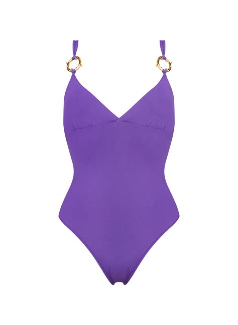 Mystery one-Piece swimsuit Purple Calarena - Women | Printemps.com
