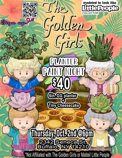 Golden Girls Planter Paint Night
