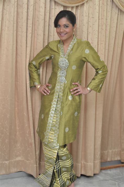 kebaya kain songket ide terpopuler