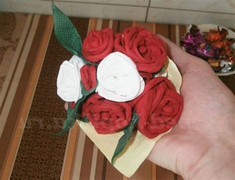 Букет троянд своїми руками