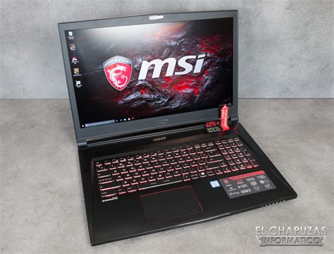 Review: MSI GS73VR 6RF (Portátil gaming)