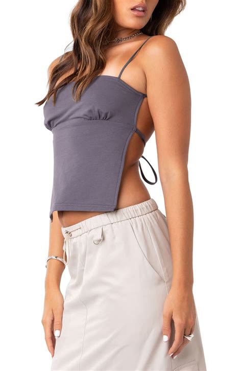 EDIKTED Jinx Open Back Tank Top | Nordstrom