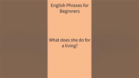 basic english phrases  beginners learnenglish englishphrases