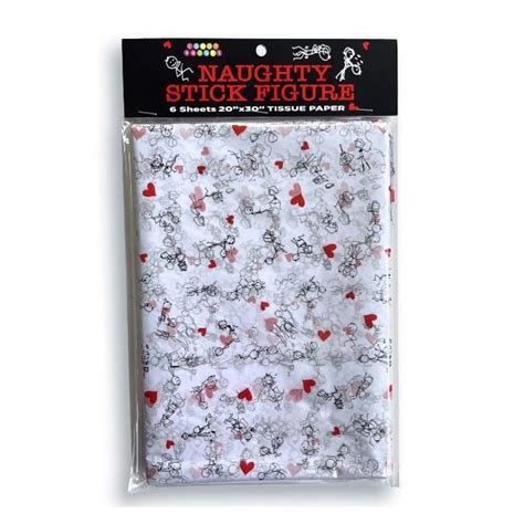 naughty stick figure tissue paper   genie male