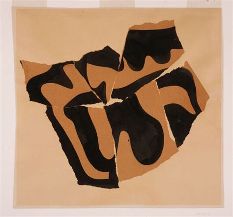 Archives Dada, Jean Arp, Composition, 1937, Collage with applied...