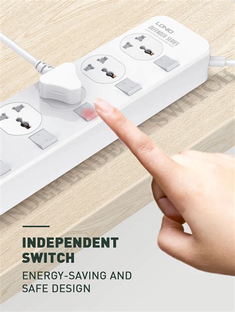 LDNIO 2500W Power Extension Price in Pakistan | Xcessories Hub