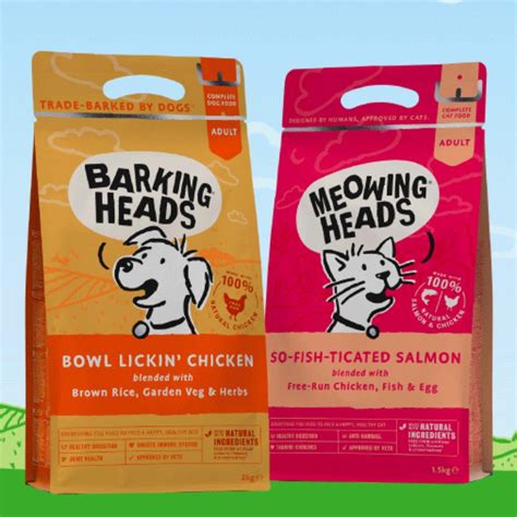 Barking & Meowing Heads | UK Made Dog + Cat Food | FREE UK Delivery
