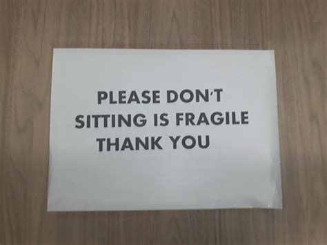 So this is why it hurts when i sit down : r/engrish