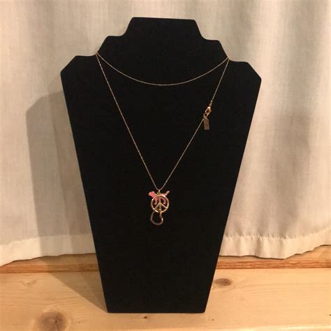 PINK Enamel Necklaces for Women | Mercari