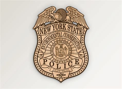 New York State Environmental Conservation Police Badge SVG Vector Files