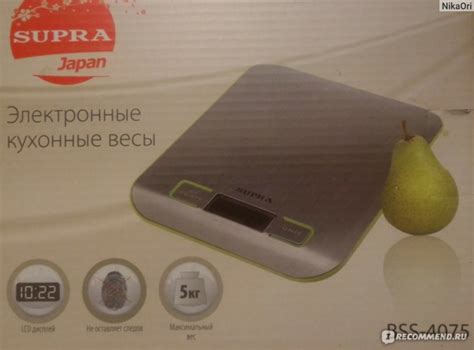 Весы кухонные Supra BSS-4075 - «♥Маленький помощник на кухне♥ Очень ...