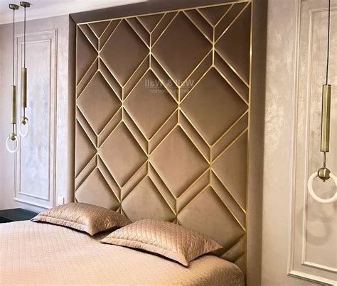 Мягкие стеновые панели в интерьерах спальни | Bedroom decor design, Bed ...